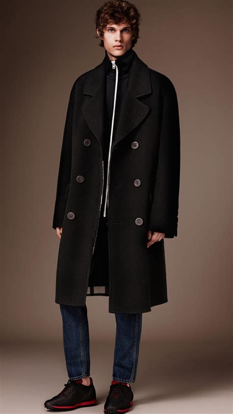 burberry men's coat|burberry men's wool overcoat.